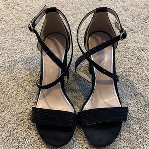 Kelly & Katie Strappy Black Heels